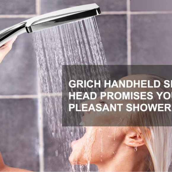 NEW GRICH Venus Shower Head with Handheld: 6 Spray Modes/Settings High Pressure - Picture 5 of 7